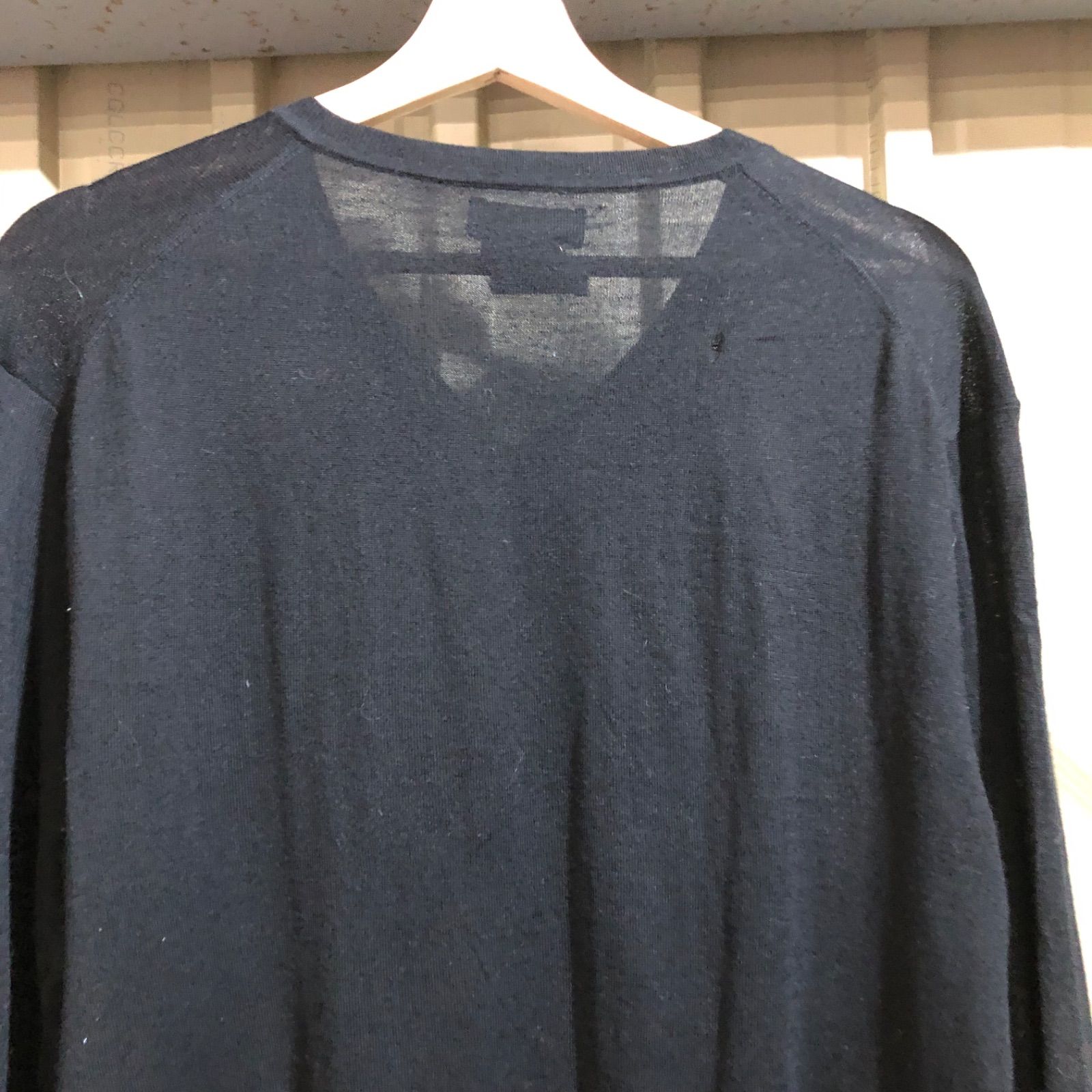 1257 POLO RALPH LAUREN セーター ブラック L ポロラルフローレン