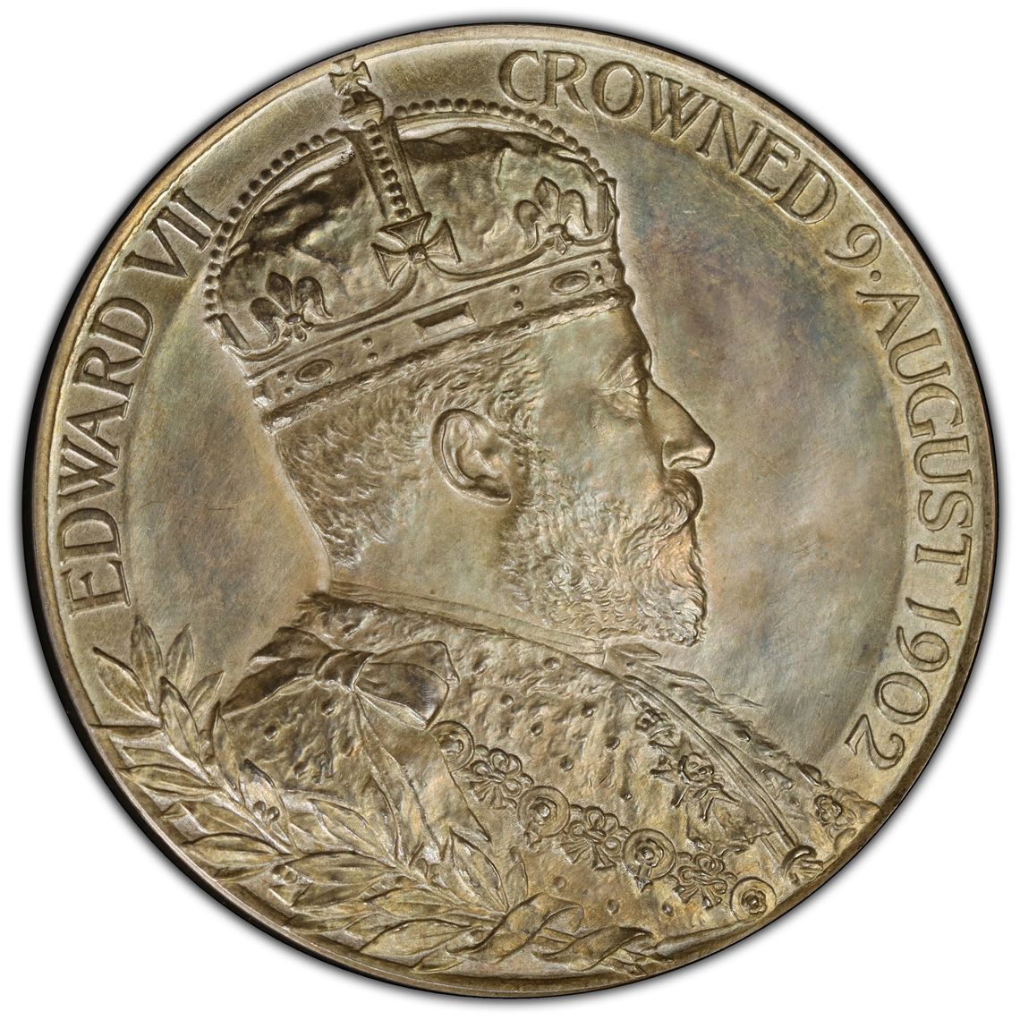 1902年 イギリス エドワード7世 戴冠記念銀メダル【SP63】 - メルカリ