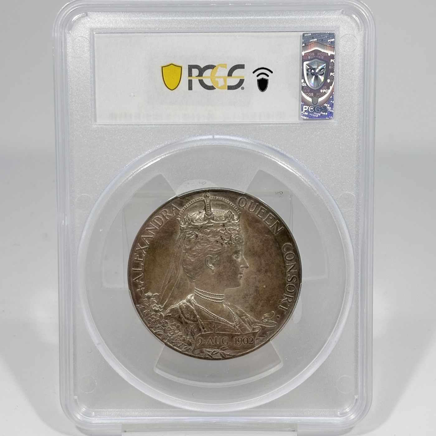 1902年 イギリス エドワード7世 戴冠記念銀メダル【SP63】 - メルカリ