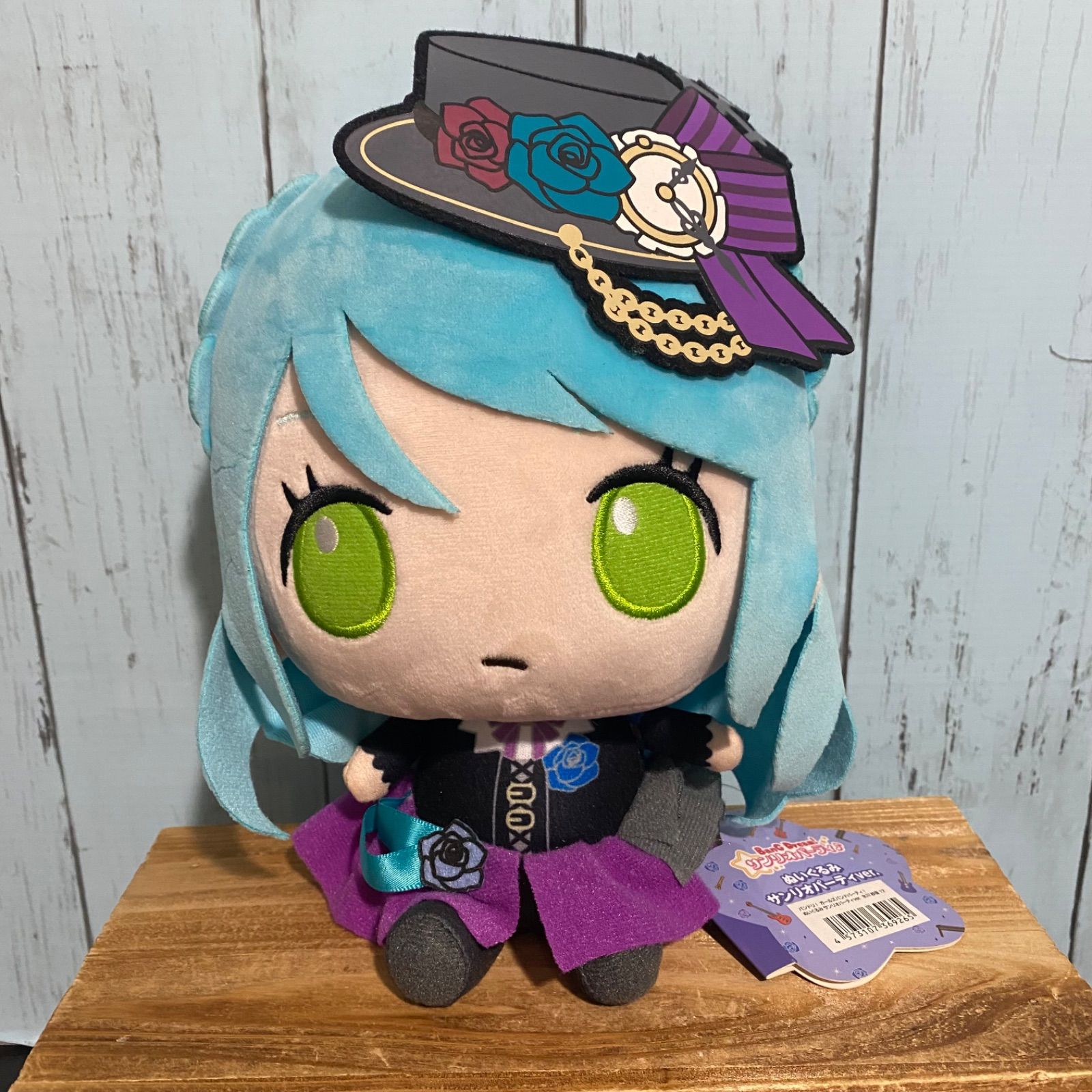 BanG Dream! バンドリ 氷川紗夜 ぬいぐるみ サンリオパーティver. BanG Dream! バンドリ! 氷川紗夜 ぬいぐるみ サンリオパーティver