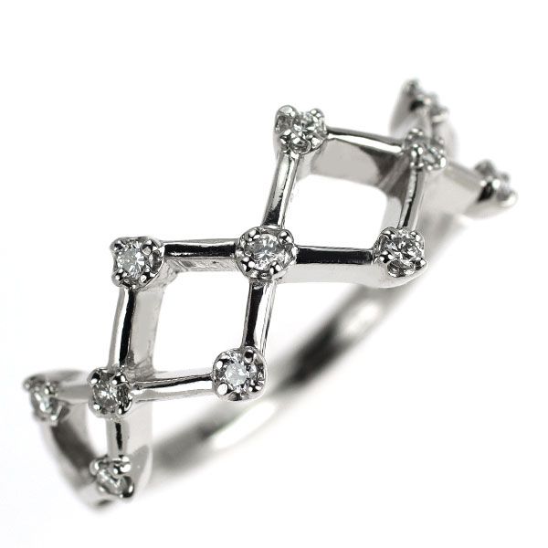 の*ん様 pt900 ヴァンドーム　ダイヤモンド　リング ヴァンドーム青山 Pt900 ダイヤモンド リング 0.23ct - メルカリ