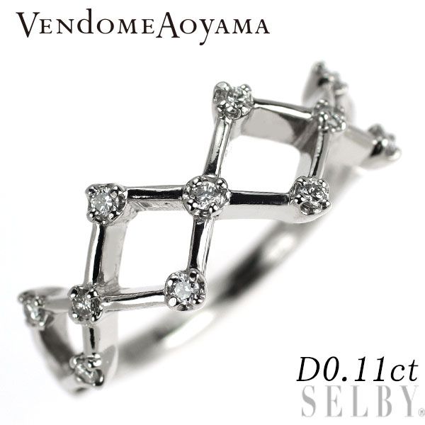 ヴァンドーム青山 Pt900 ダイヤモンド リング 0.11ct - メルカリ
