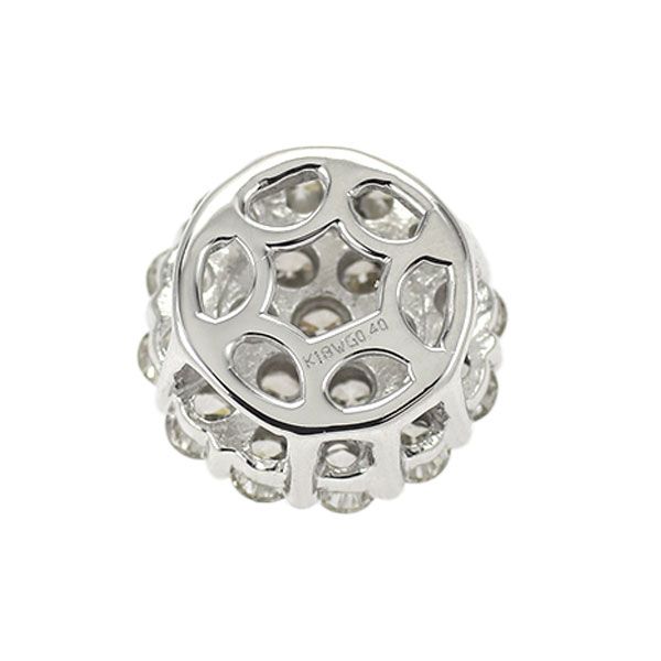 K18WG ダイヤモンド ペンダントトップ 0.40ct - メルカリ