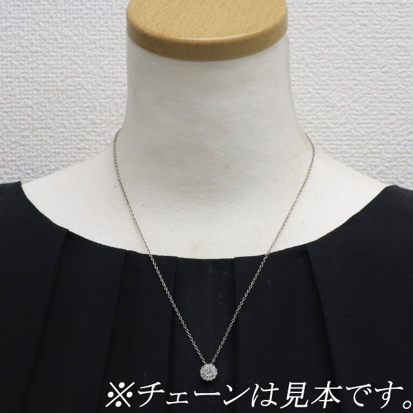 K18WG ダイヤモンド ペンダントトップ 0.40ct - メルカリ