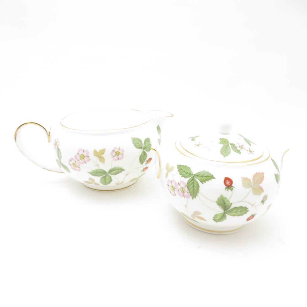 WEDGWOOD ウェッジウッド ワイルドストロベリー クリーマー＆シュガー