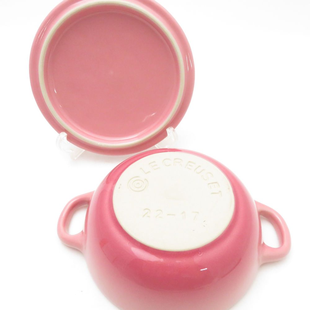 未使用 Le Creuset ルクルーゼ ミニマルミット スターレリーフ 12cm