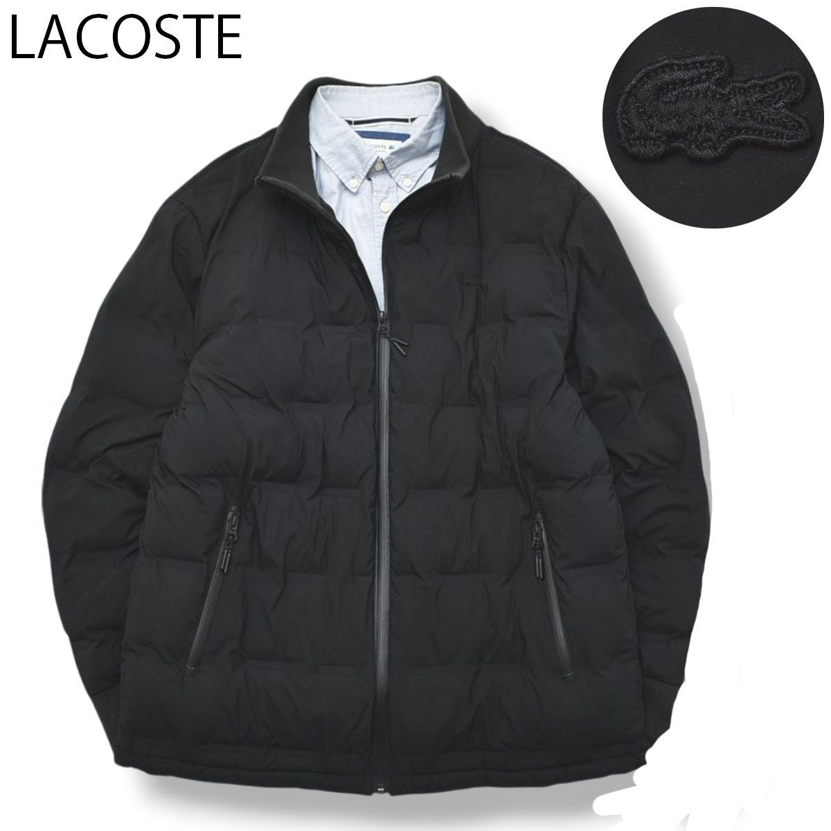 LACOSTE / ラコステ 裏地キルティング 中綿 ウールアビエイター 