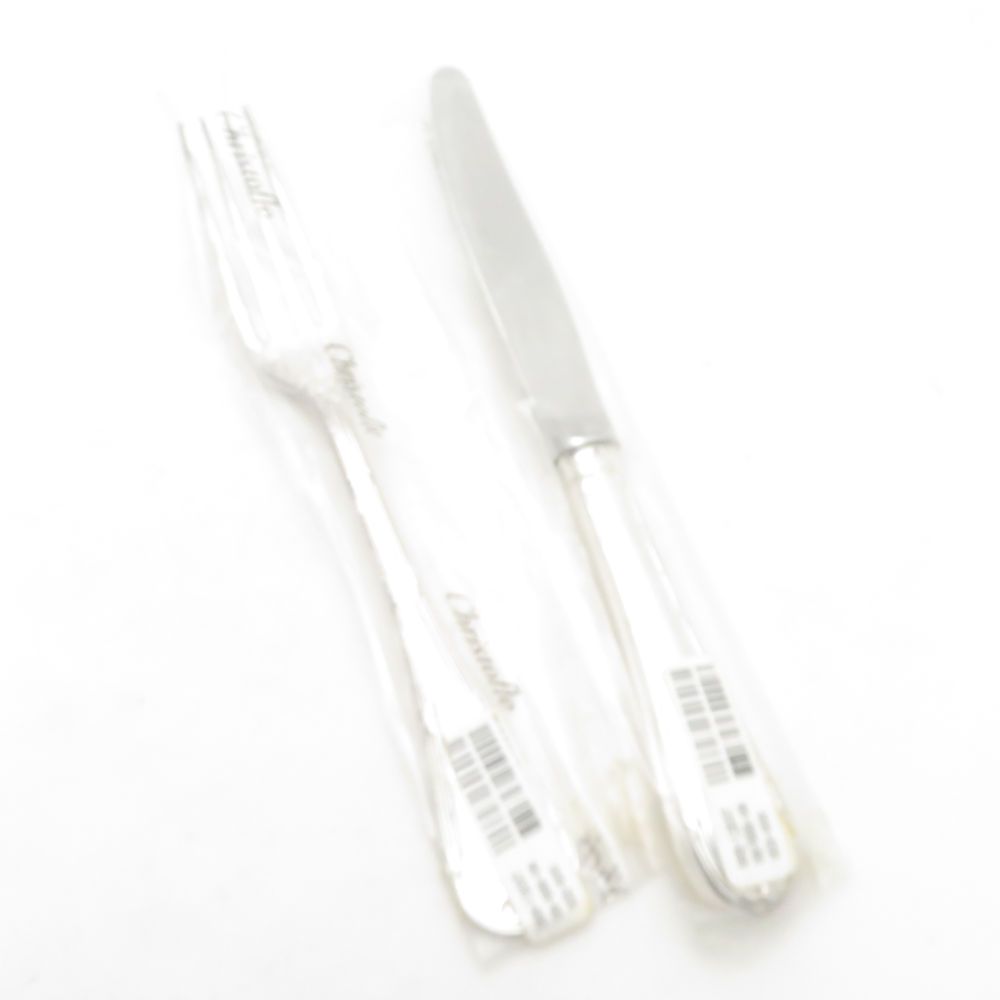 美品 Christofle クリストフル リュバン フォーク ナイフ 2点