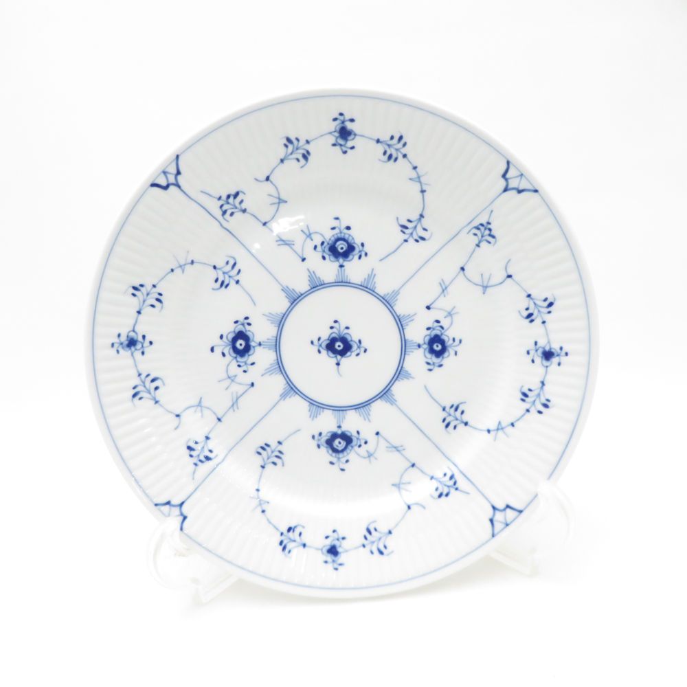 ブルーフルテッドプレイン　4枚 未使用 ROYAL COPENHAGEN ロイヤルコペンハーゲン ブルーフルーテッド