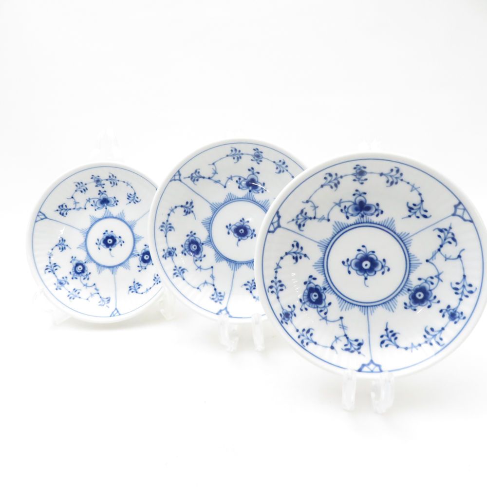 美品 ROYAL COPENHAGEN ロイヤルコペンハーゲン ブルーフルーテッド