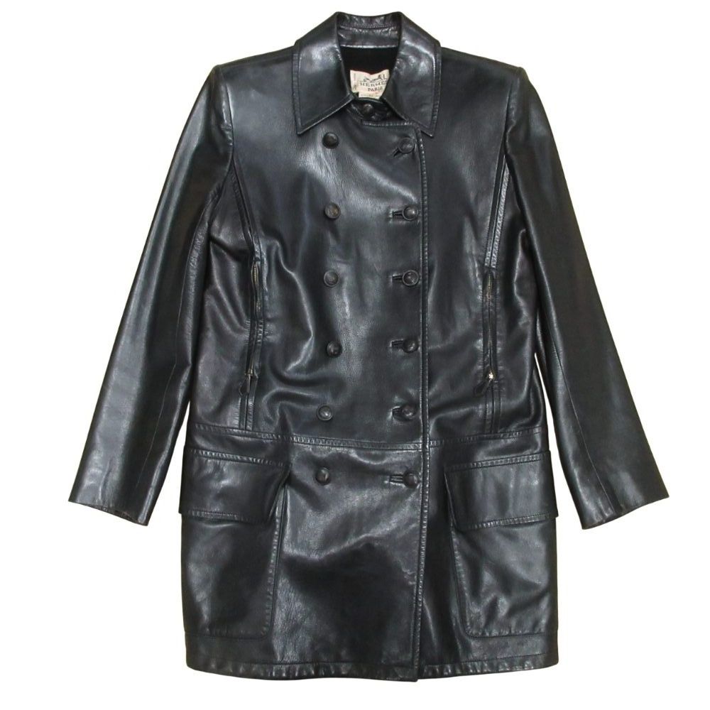 80s 90s HERMES シャーリングコート 137575-2.jpg