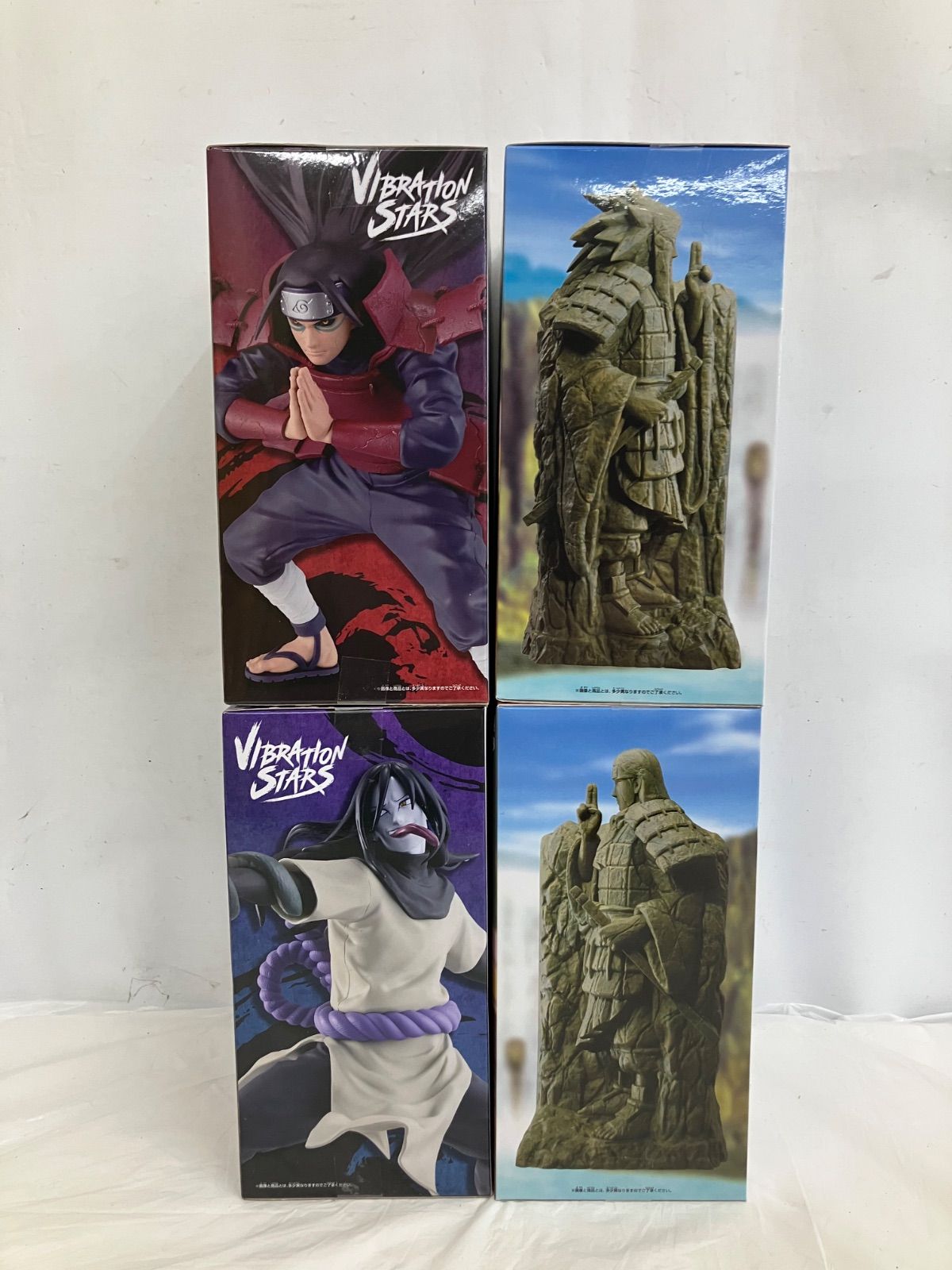 未開封 NARUTO 疾風伝 うちはマダラ 大蛇丸 千手柱間 フィギュア 4種 4