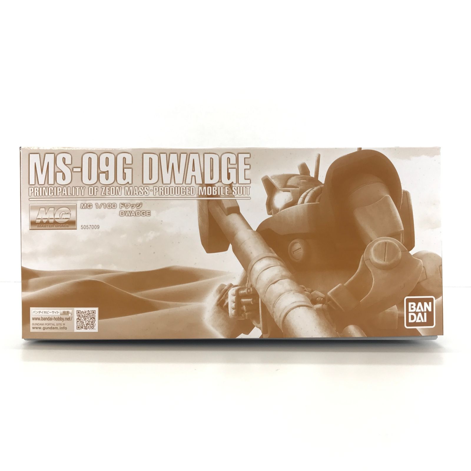 〇BANDAI SPIRITS プラモデル 1/100 MG MS-09G ドワッジ 「機動戦士