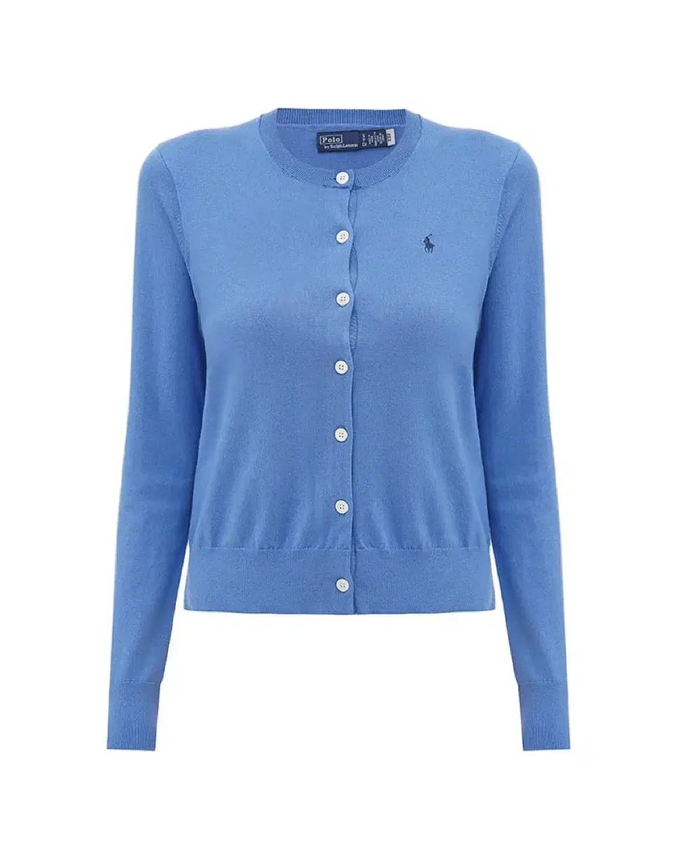 ポロ ラルフローレン ピマコットン カーディガン ブルー 新品 S - メルカリ