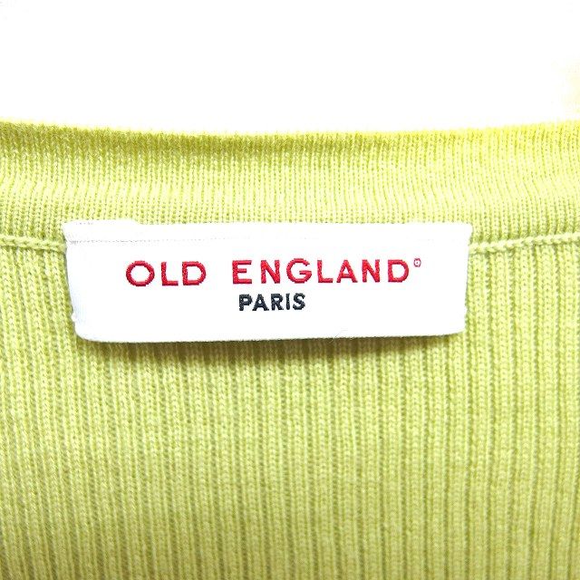 オールドイングランド OLD ENGLAND カーディガン リブニット Vネック