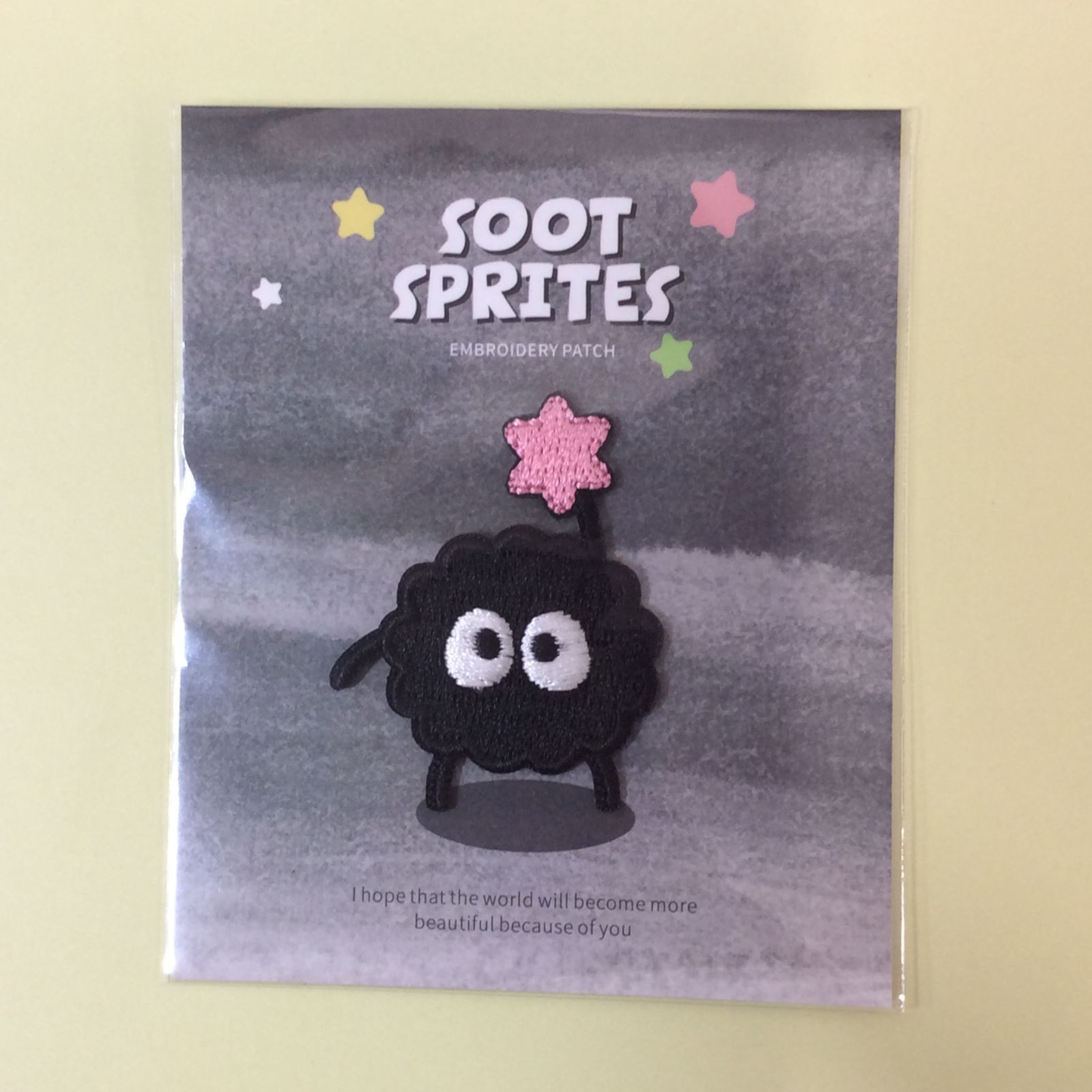 a264【新品・未使用品】ススワタリ ワッペン 3枚セット スタジオジブリ