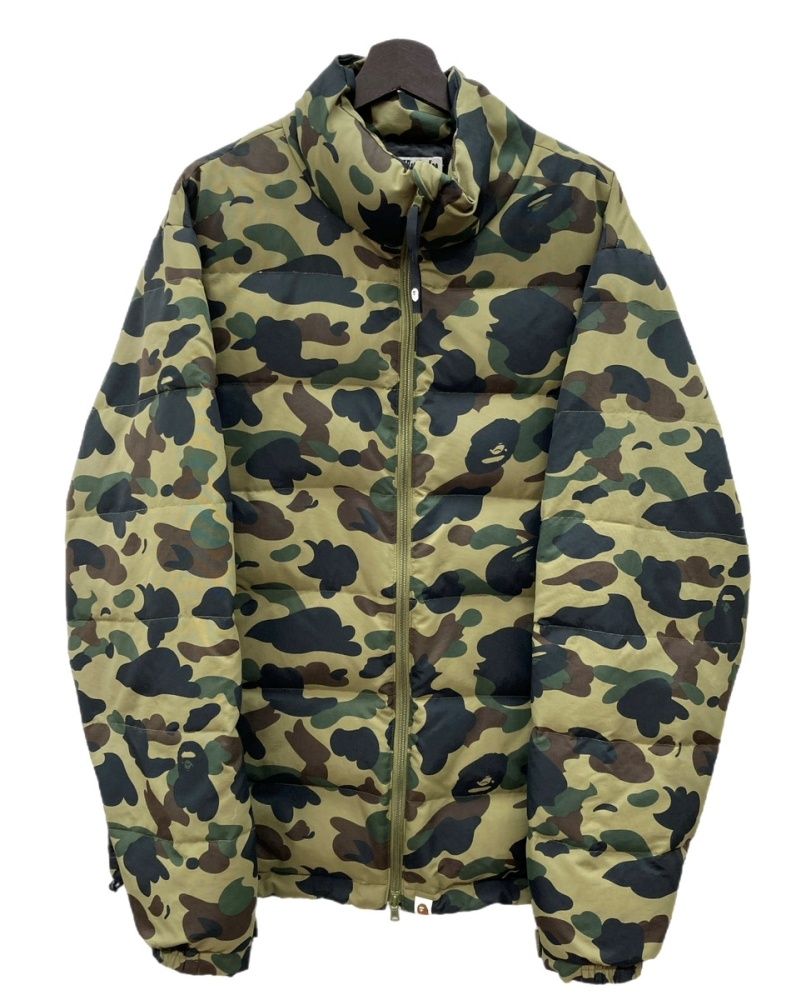 アベイシングエイプ A BATHING APE 1st camo down jacket ファースト