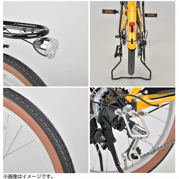 新品 折りたたみ自転車 コンタナFDB206AT 20インチ 外装6段変速