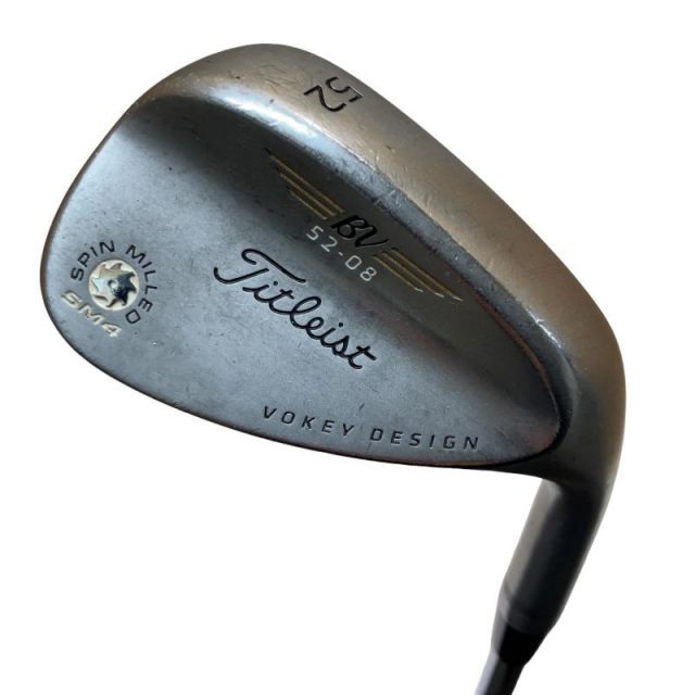 中古】 タイトリスト VOKEY SPIN MILLED SM4 ツアークロム 52°/08