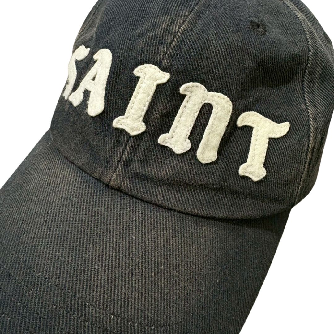 セントマイケル SAINT MICHAEL 25SS COLLECTION 6パネル キャップ 黒