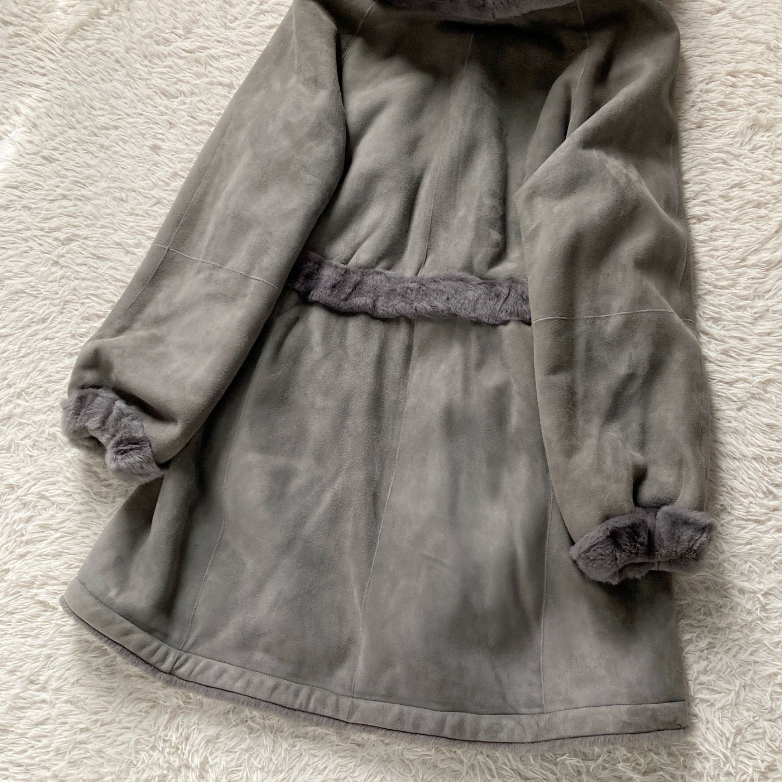 ダーマコレクション DAMA collection 本革 リアルムートンコート 贅沢