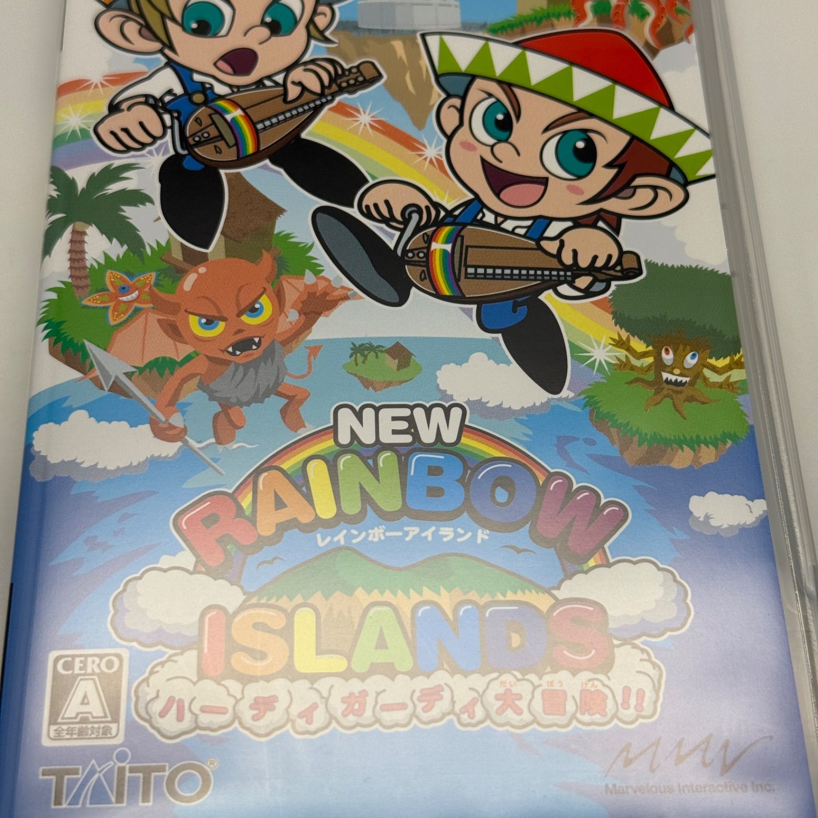 ☆希少 動作良好 ハガキ付き☆PSP NEWレインボーアイランド ☆希少 動作良好 ハガキ付き☆PSP NEWレインボーアイランド