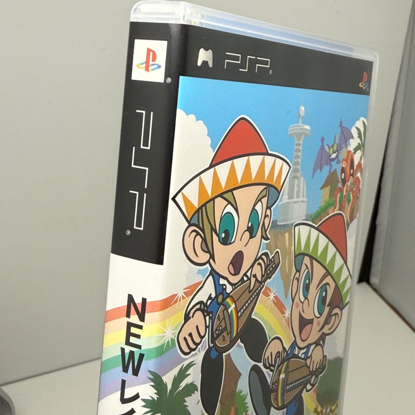 ☆希少 動作良好 ハガキ付き☆PSP NEWレインボーアイランド ☆希少 動作良好 ハガキ付き☆PSP NEWレインボーアイランド