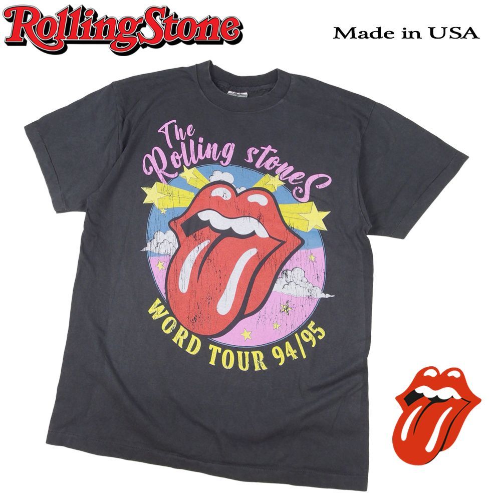 365 ROLLING STONES ローリングストーンズ Tシャツ ブラック Lサイズ
