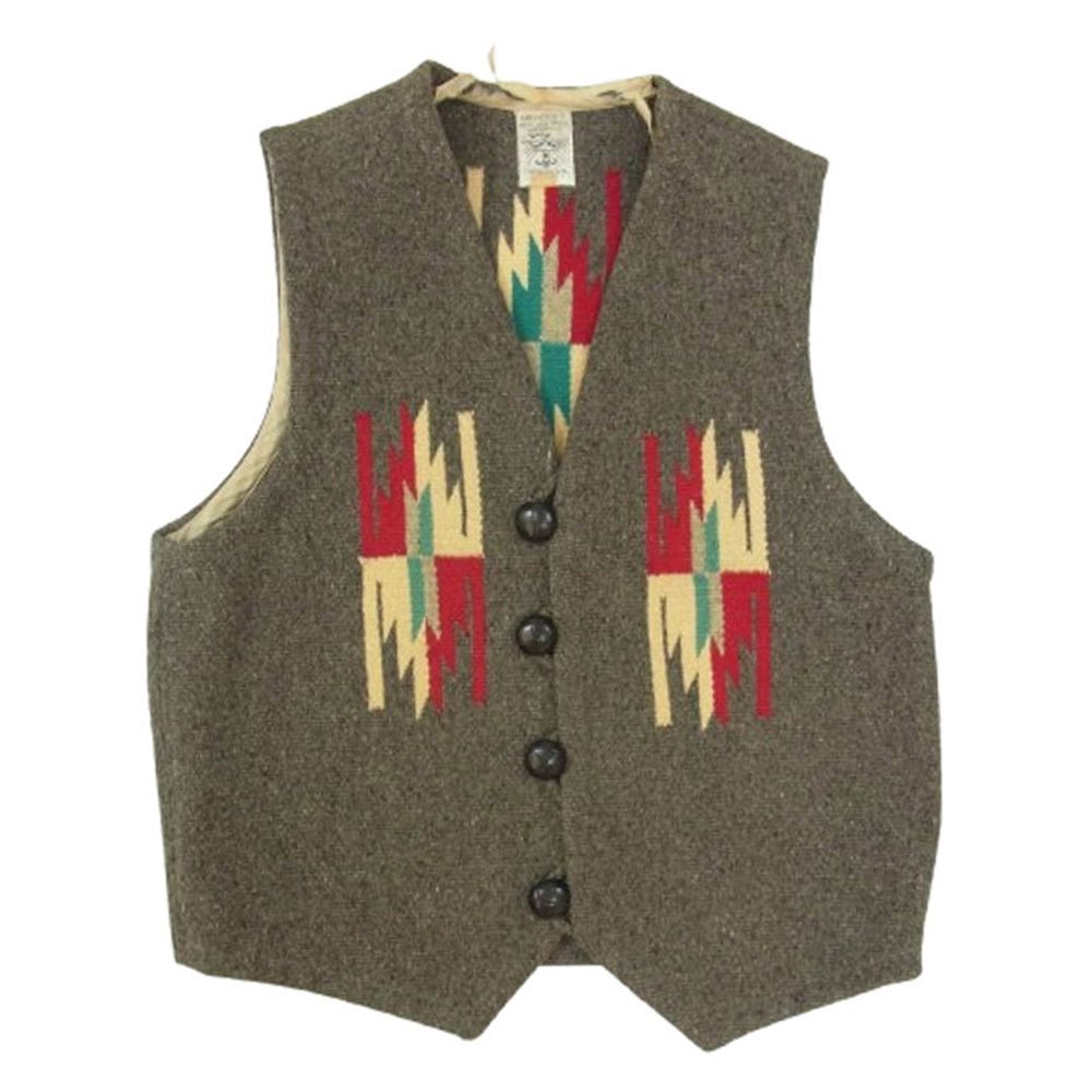 ORTEGA オルテガ Chimayo Vest ヴィンテージ チマヨ ベスト グレー系
