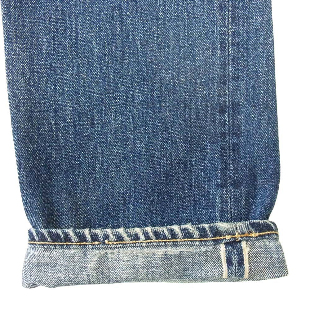 Denime ドゥニーム ボタンフライ セルビッチ デニムパンツ インディゴ 
