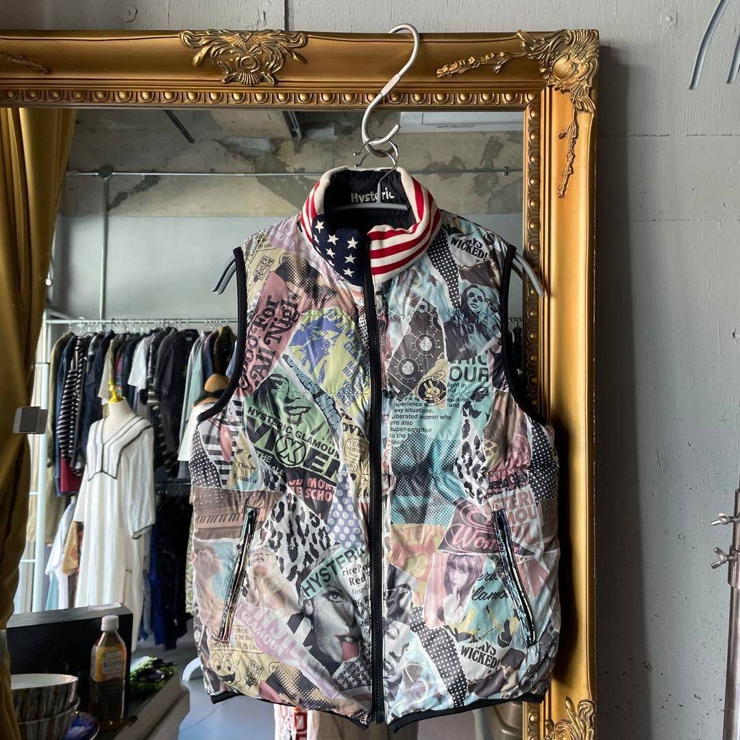 ヒステリックグラマー hysteric glamor ダウン DOWN ベストジレ ベスト