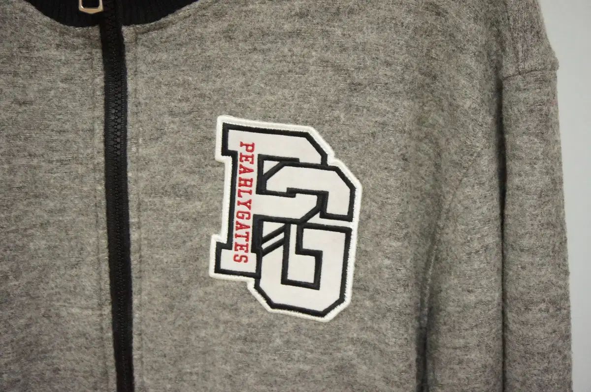 パーリーゲイツ グレー ゴルフ ニット ジップアップ メンズ105 - メルカリ