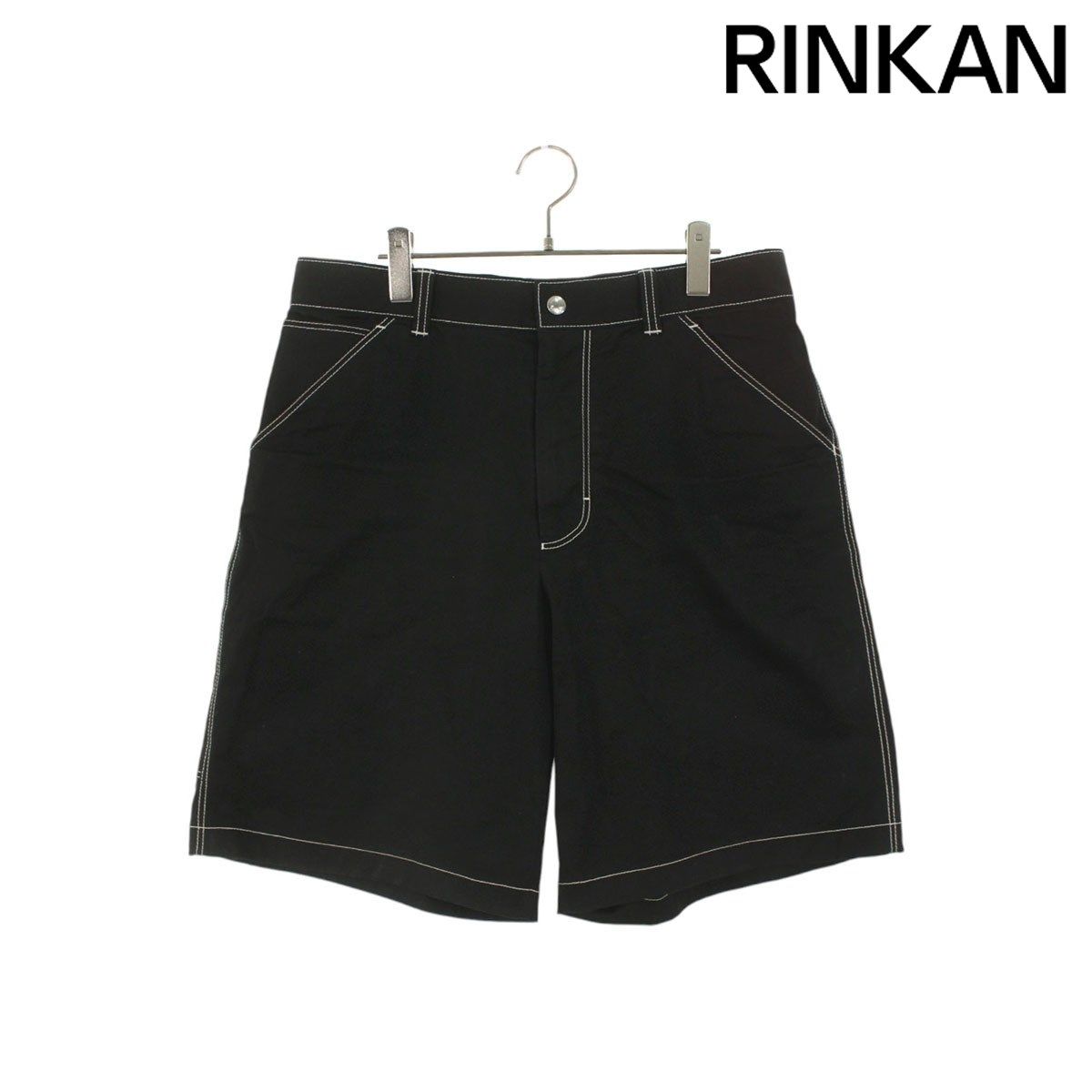 プラダ サイズ:48  SPH292 ロゴプレートバミューダハーフパンツ 中古 SB01 プラダ SPH292 ロゴプレートバミューダハーフパンツ メンズ 48 ※12/28