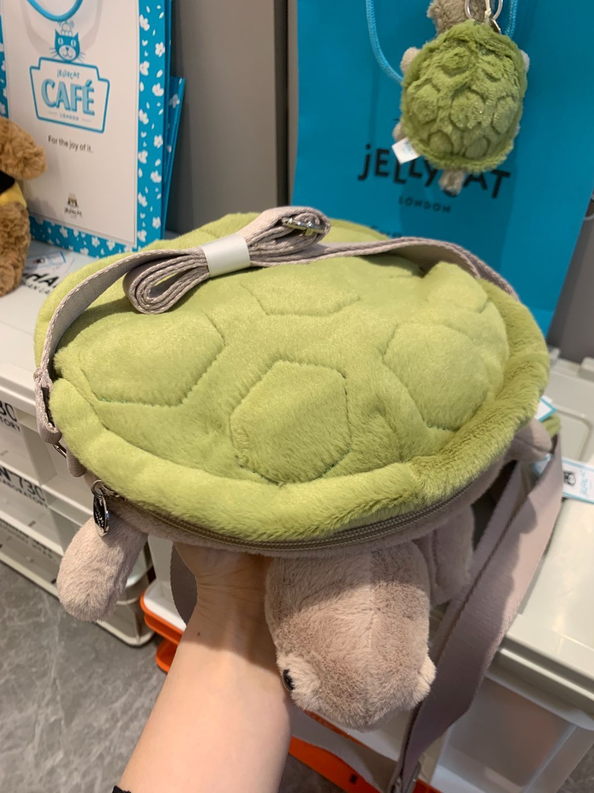 jellycat Timmy Turtle Bag大人気なバッグ大容量 かわいい 好き 子供