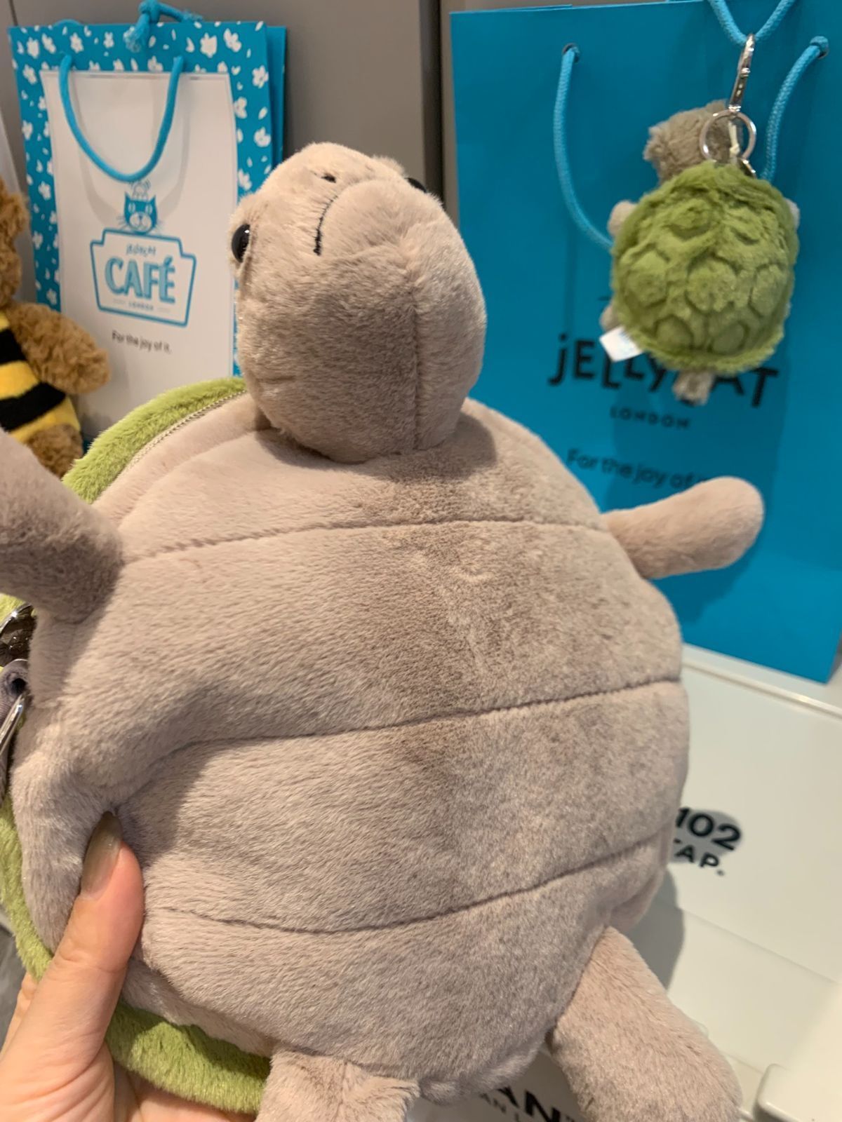 jellycat Timmy Turtle Bag大人気なバッグ大容量 かわいい 好き 子供