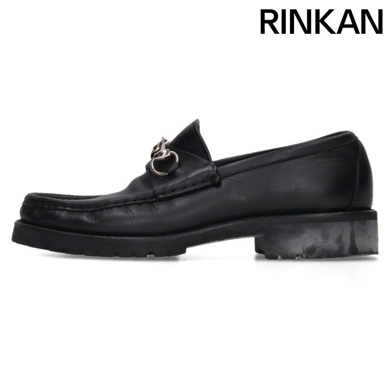 グッチ サイズ:40.5  46343 レザービットローファー 中古 BS99 グッチ 46343 レザービットローファー メンズ 40.5 ※12/28～1/6 発送