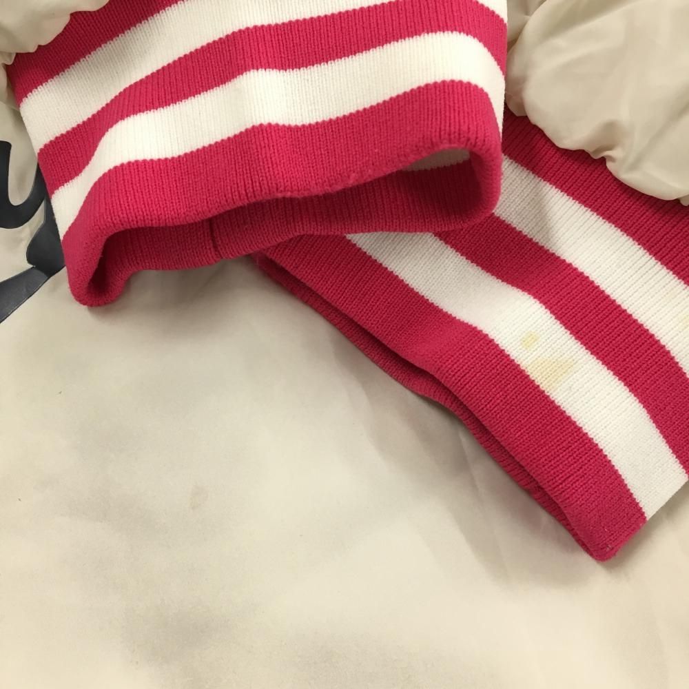 極美品　パーリーゲイツ　リバーシブル　スニード　ピンク　白　フリース　2way 美品 パーリーゲイツ リバーシブル スニード ピンク 白 フリース 2way