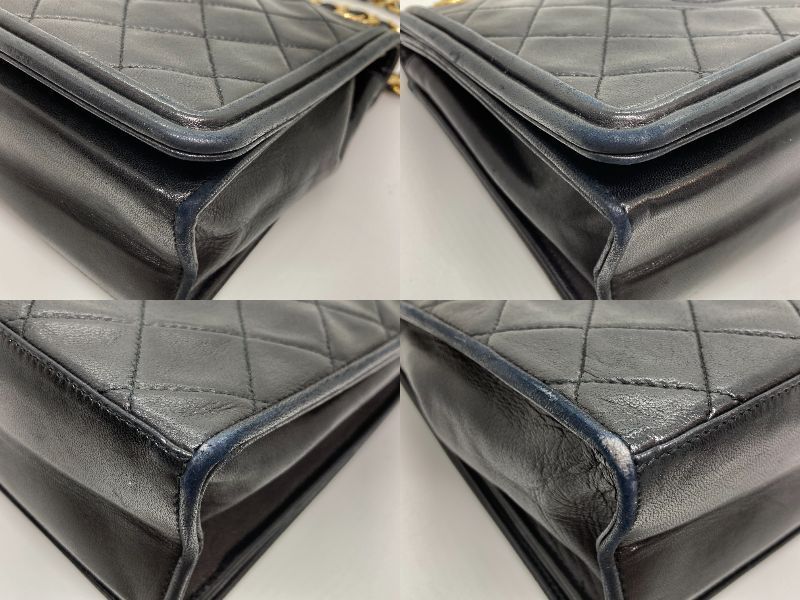 中古 CHANEL ヴィンテージ ココマーク マトラッセ チェーンショルダー