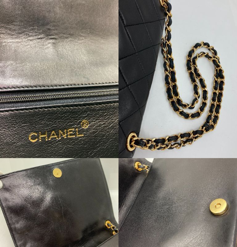 中古 CHANEL ヴィンテージ ココマーク マトラッセ チェーンショルダー