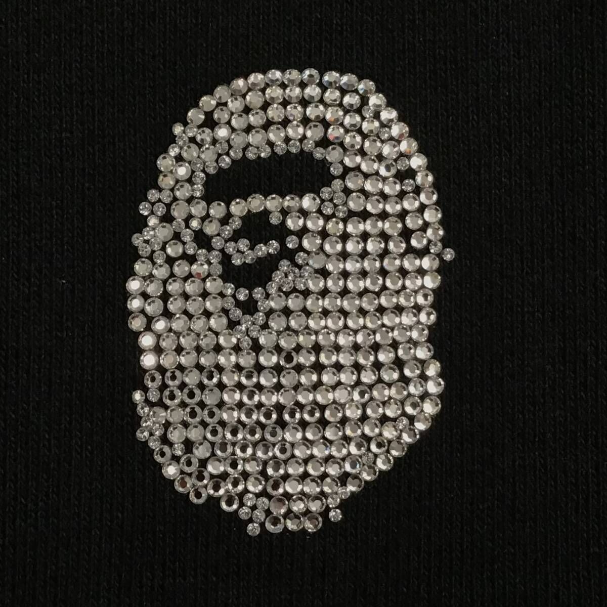 ☆青山限定☆ スワロフスキー BAPE HEAD フルジップ パーカー Sサイズ