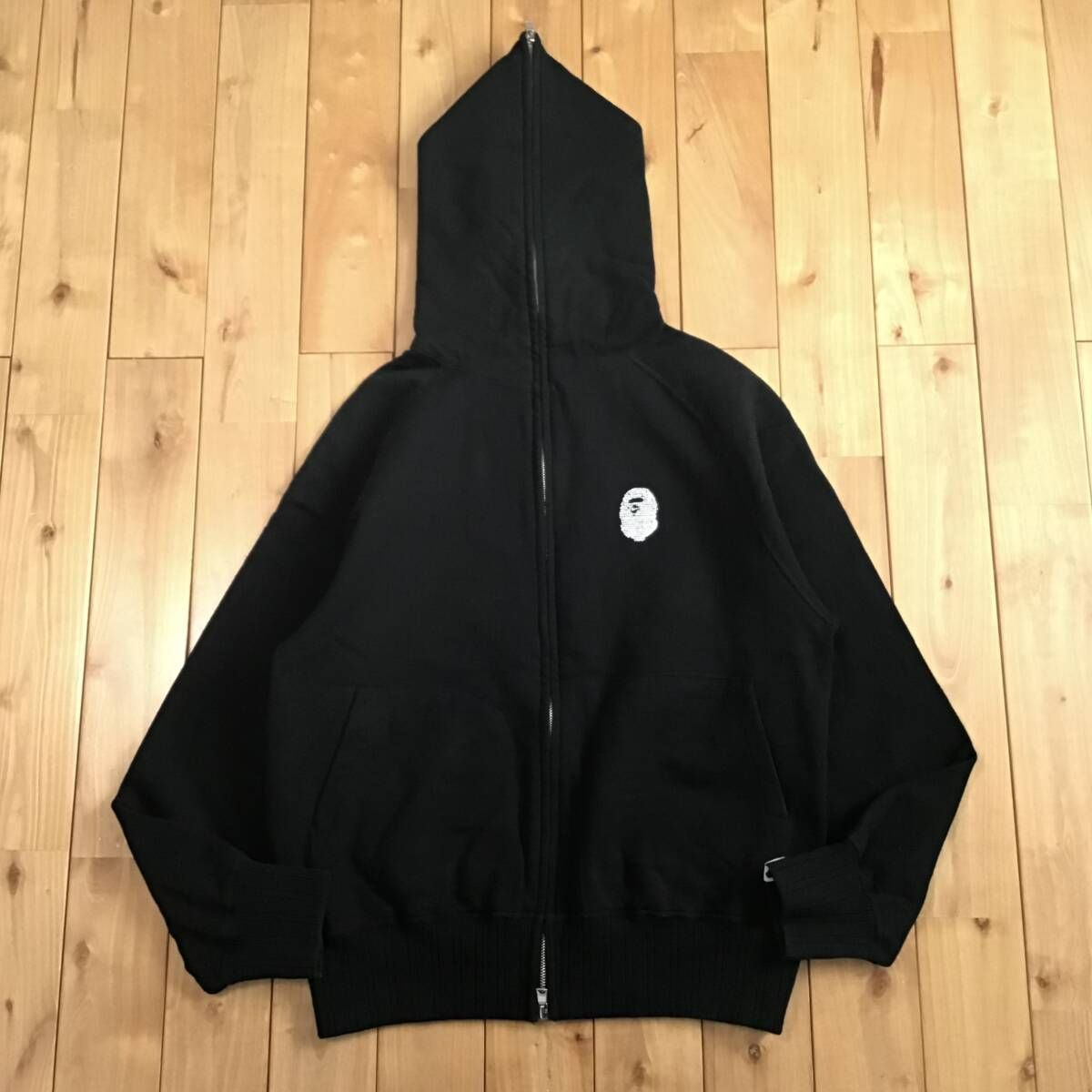 ☆青山限定☆ スワロフスキー BAPE HEAD フルジップ パーカー Sサイズ