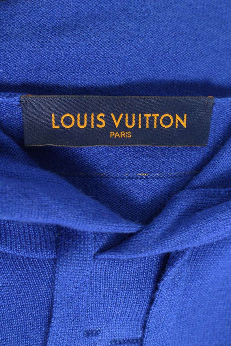 ルイヴィトン 22SS RM221Q JZE HMN42W LV刺繍カシミアプルオーバー