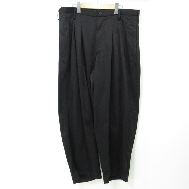 【新品】yohjiyamamoto ヨウジヤマモト カツラギペインターパンツ KATSURAGI PAINTER PANTS BLACK - Yohji Yamamoto POUR HOMME(ヨウジ