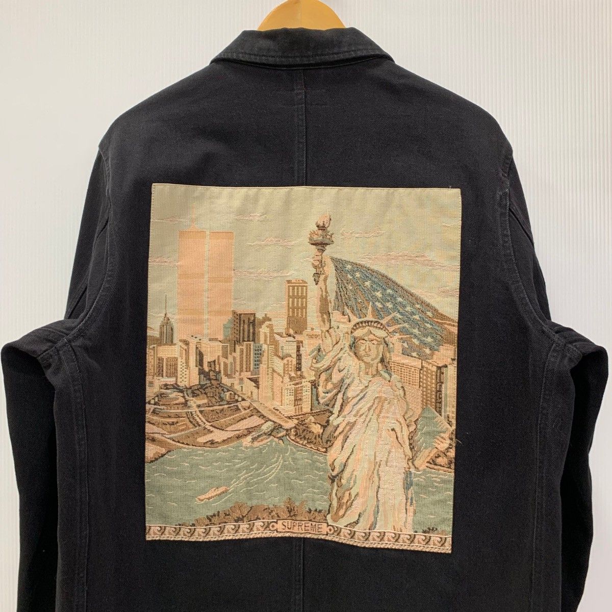 シュプリーム SUPREME 18SS NY Tapestry Denim Chore Coat デニム 