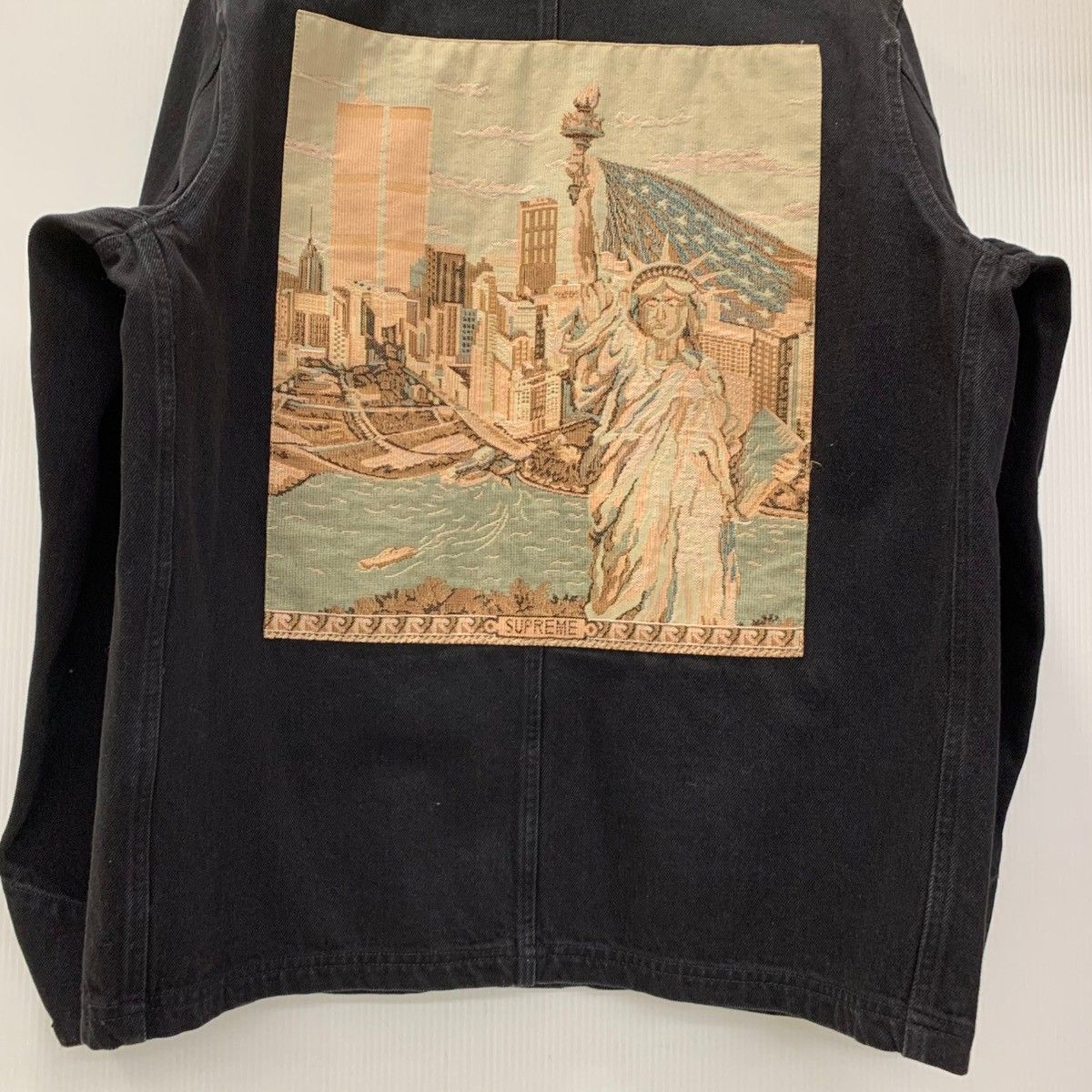 シュプリーム SUPREME 18SS NY Tapestry Denim Chore Coat デニム 