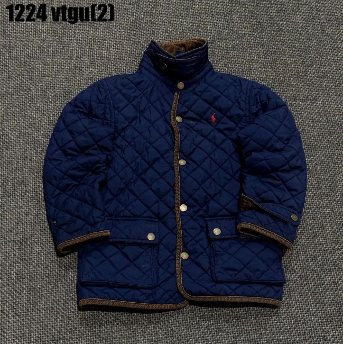 ポロ ラルフローレン ネイビー キルティング ジャケット ジュニア