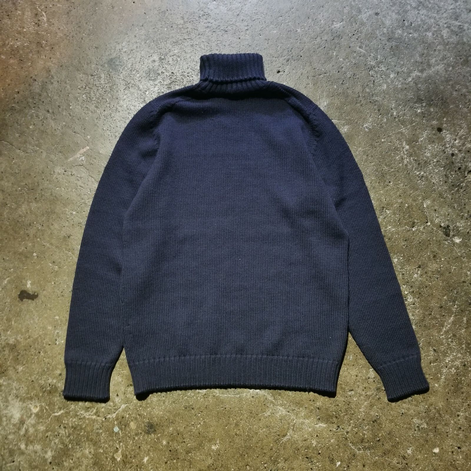 Drumohr ミドルゲージ タートルネック ニット セーター 48 ドゥルモア