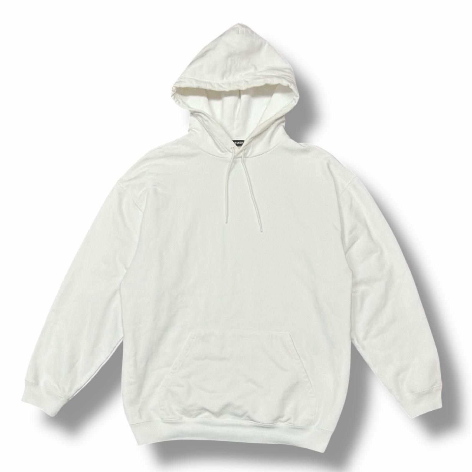 国内正規 BALENCIAGA 17AW バックロゴ スウェット フーディー パーカー