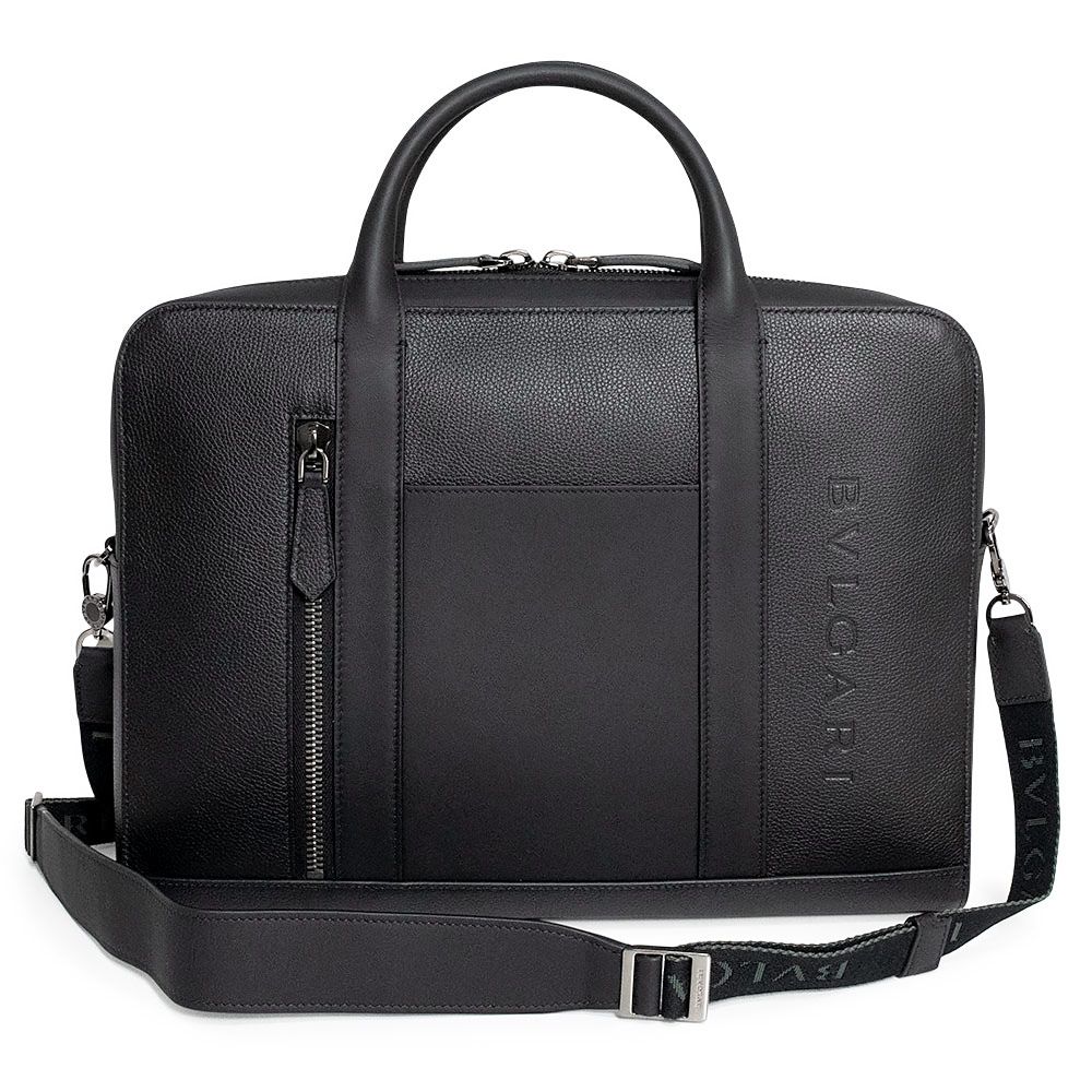 【最高級・極美品】ブルガリ ビジネスバッグ ブルガリマン ブリーフケース 黒 BVLGARI】ブルガリ マン ブリーフケース ビジネス バッグ (Bvlgari