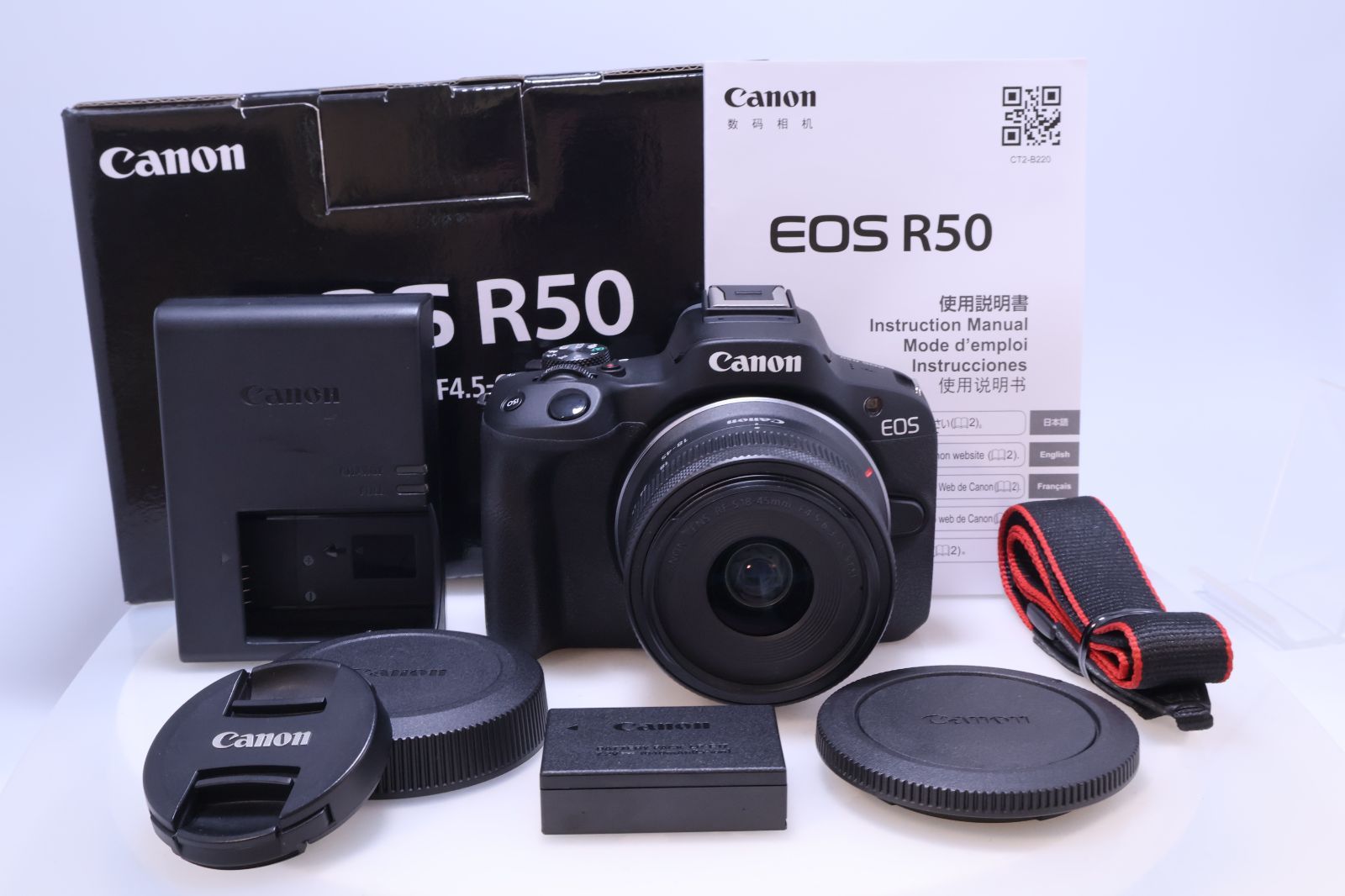 Canon EOS R50 標準レンズキット 新品・未使用 Amazon | Canon ミラーレス一眼カメラ EOS R50 標準ズームレンズキット